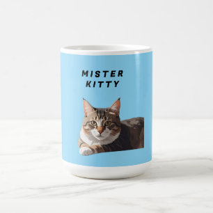 Mister Kitty – Ontwerp van een schattig kattenpers Koffiemok