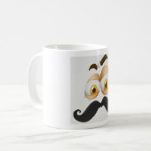 Mister mustache koffiemok (Voorkant links)