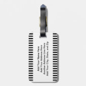 Mister Old Fart Birthday Humor Bagagelabel (Achterkant verticaal)