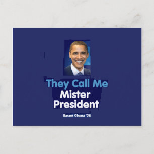 MISTER PRESIDENT Briefkaart