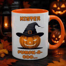Mister Pumpk-A-Boo Halloween Pompoen