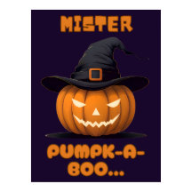 Mister Pumpk-A-Boo Halloween Pompoen