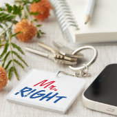 Mister rechts sleutelhanger (Voorkant Rechts)