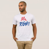 Mister rechts t-shirt (Voorkant volledig)