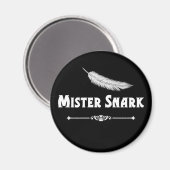 Mister Snark Feather Magnet Magneet (Voorkant / Achterkant)
