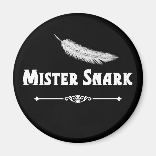 Mister Snark Feather Magnet Magneet (Voorkant)