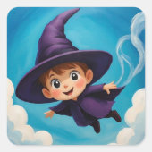 Mister WhimsyWitch Vierkante Sticker (Voorkant)