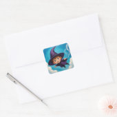 Mister WhimsyWitch Vierkante Sticker (Envelop)