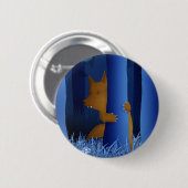 Mister Wolf - Pin Badge Ronde Button 5,7 Cm (Voorkant /achterkant)