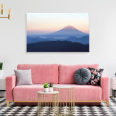 Misterige Ochtend Mount Fuji Canvas Afdruk (Insitu (Woonkamer))