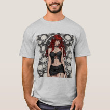 Misteriosa Pelirroja entre Calaveras