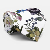 mistfilter bloemige achtergrond stropdas (Opgerold)