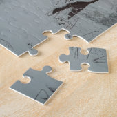 Mistig winterbos legpuzzel (Zijkant)