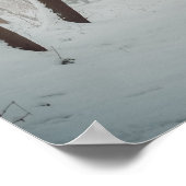 Mistig winterbos poster (Hoek)