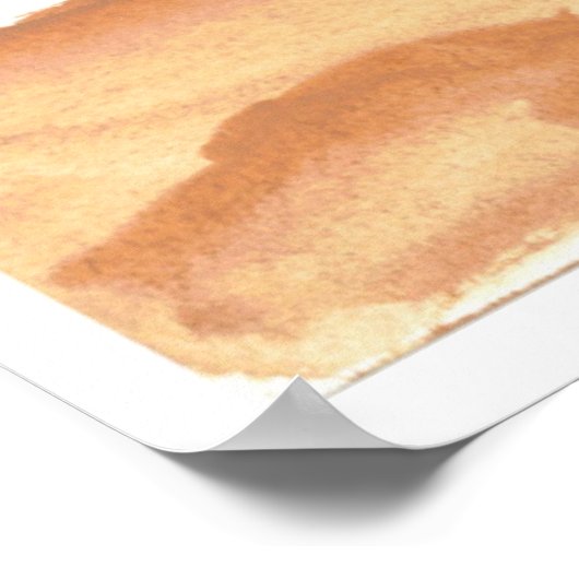 mistig Zee Poster (Hoek)