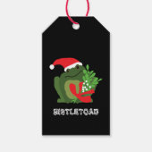 Mistle-toad kerstcadeautassen cadeaulabel (Voorkant)