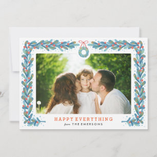 Mistle Wreath - Carte photo de vacances