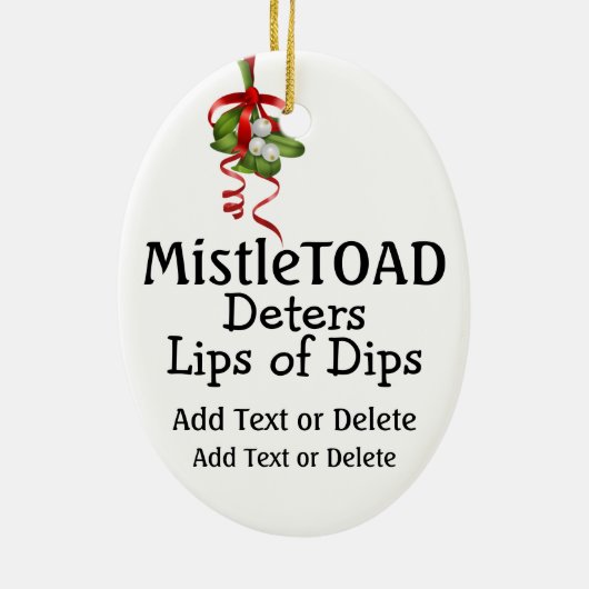 MistleTOAD 2 - SRF Keramisch Ornament (Achterkant)