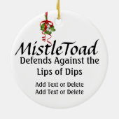 MistleToad 3 - SRF Keramisch Ornament (Achterkant)