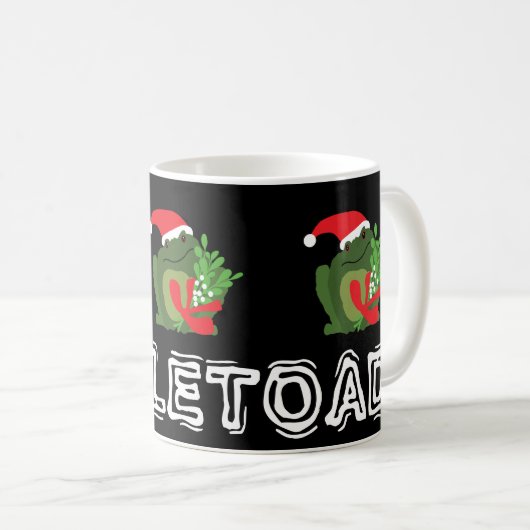 Mistle'toad Christmas Coffee Mug (Devant droit)
