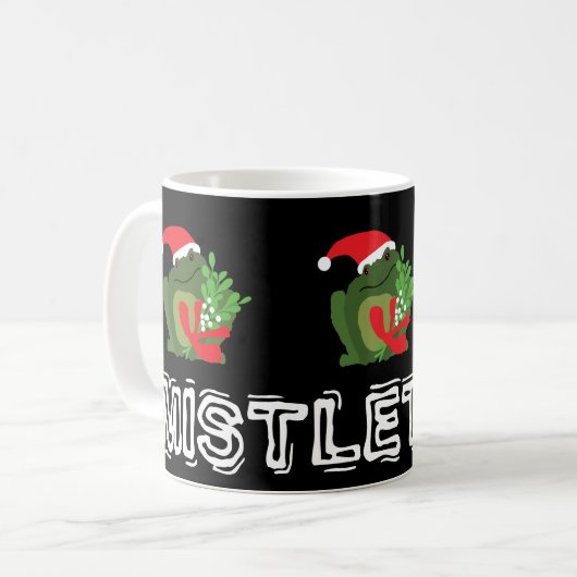 Mistle'toad Christmas Coffee Mug (Devant gauche)