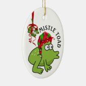 MistleTOAD - Zie ook Mijn andere - Keramisch Ornament (Rechts)