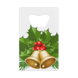Mistletoe Bells Kredietkaart Flessenopener