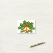 Mistletoe Bells Post-it® Notes (Op bureau)