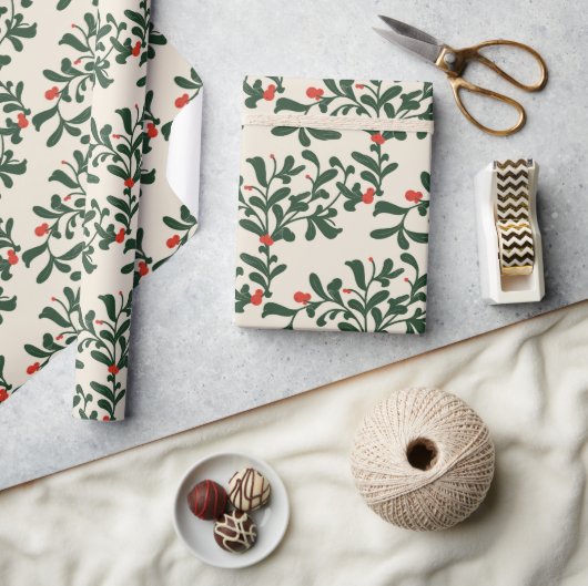 Mistletoe Cadeaupapier (Crafts)