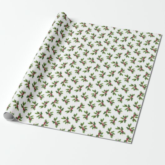 Mistletoe Cadeaupapier (Uitgerold)