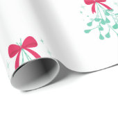 Mistletoe Christmas   Cadeaupapier (Rol Hoek)