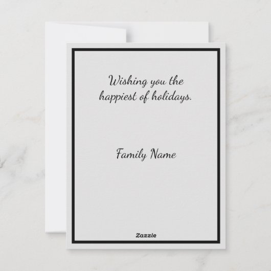 Mistletoe Crow Feestdagenkaart (Achterkant)