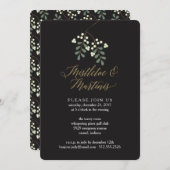 Mistletoe en Martinis Holiday Party Uitnodiging (Voorkant / Achterkant)