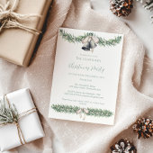 Mistletoe en Silver Bells Kerstmis Kaart