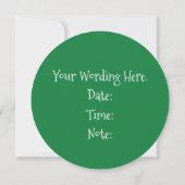 Mistletoe Gator-kerstuitnodiging Save The Date (Achterkant)