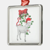 Mistletoe Goat Ornament (Links)