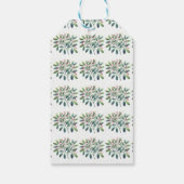 Mistletoe Groene Simpele Decoratie Cadeaulabel (Achterkant)