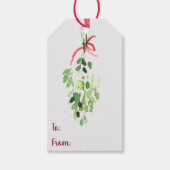 Mistletoe Hang Label Cadeaulabel (Voorkant)