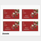 Mistletoe Holiday Gift Labels (Vel)