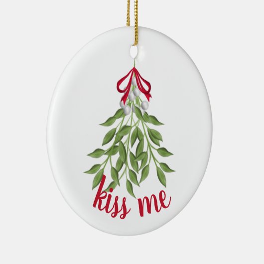 Mistletoe Holiday Ornament (Rechts)