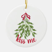 Mistletoe Holiday Ornament (Voorkant)