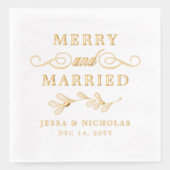 Mistletoe Joyeux et Mariage de Noël marié (Recto)