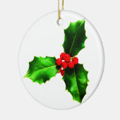 Mistletoe Keramisch Ornament (Links)