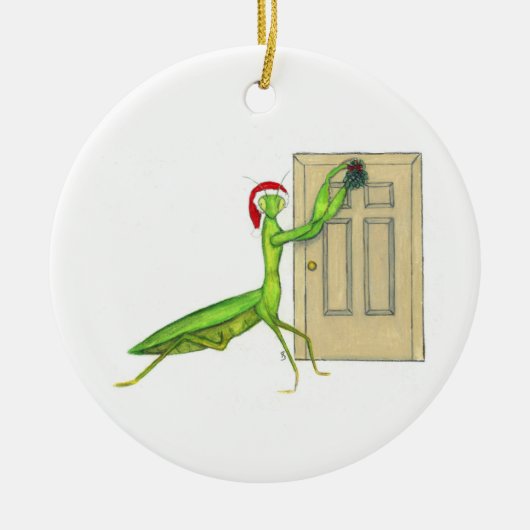 Mistletoe Keramisch Ornament (Voorkant)