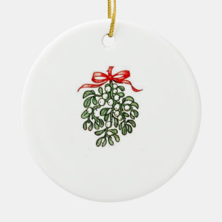 Mistletoe Keramisch Ornament