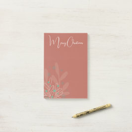 Mistletoe kerst trendy handgetekend ontwerp post-it® notes