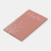Mistletoe kerst trendy handgetekend ontwerp post-it® notes (Schuin)