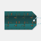 Mistletoe Kerstmis Cadeaulabel (Voorkant (Horizontaal))