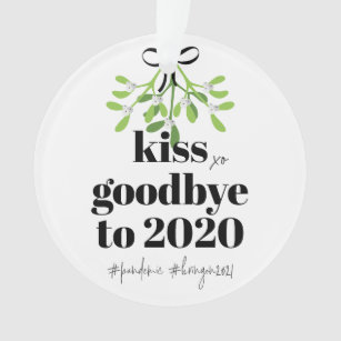 Mistletoe Kiss Adieu à 2020 Do-Over Humour drôle