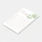 Mistletoe & koper, speciaal aangepast voor lijst post-it® notes (Schuin)